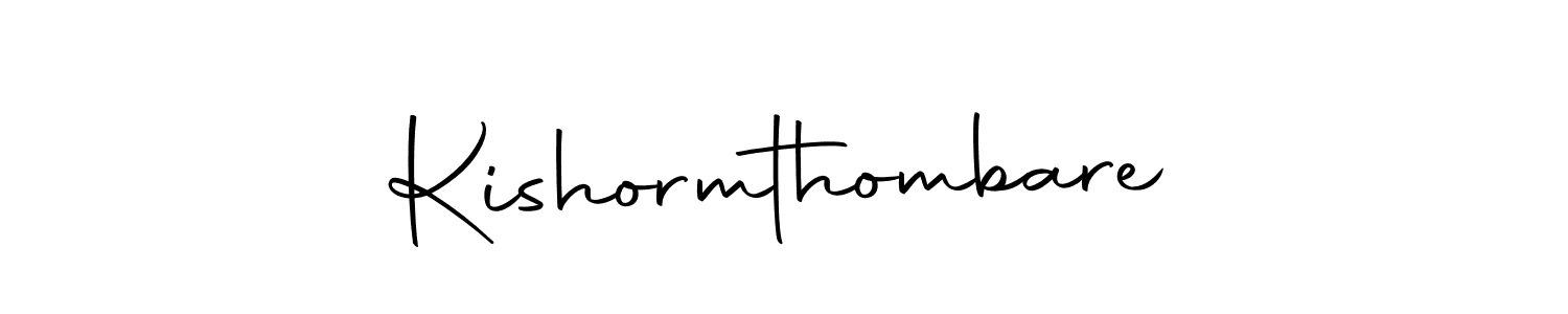 if you are searching for the best signature style for your name Kishormthombare. so please give up your signature search. here we have designed multiple signature styles  using Autography-DOLnW. Kishormthombare signature style 10 images and pictures png