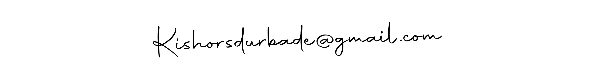 Also we have Kishorsdurbade@gmail.com name is the best signature style. Create professional handwritten signature collection using Autography-DOLnW autograph style. Kishorsdurbade@gmail.com signature style 10 images and pictures png