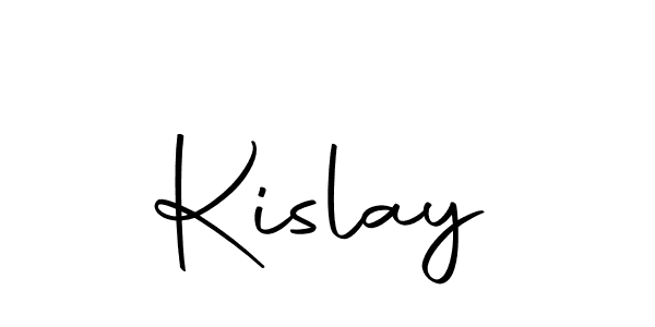 Make a beautiful signature design for name Kislay. With this signature (Autography-DOLnW) style, you can create a handwritten signature for free. Kislay signature style 10 images and pictures png