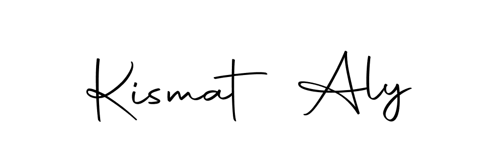 How to make Kismat Aly name signature. Use Autography-DOLnW style for creating short signs online. This is the latest handwritten sign. Kismat Aly signature style 10 images and pictures png