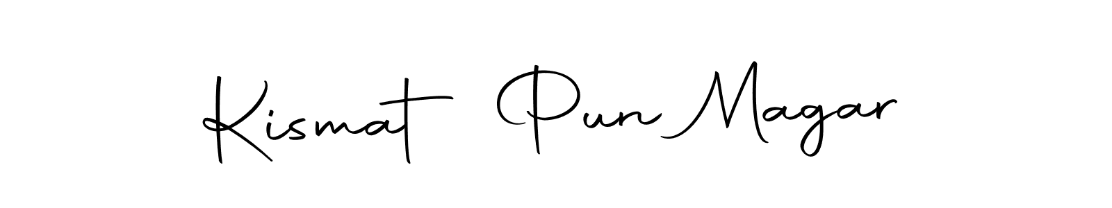 Kismat Pun Magar stylish signature style. Best Handwritten Sign (Autography-DOLnW) for my name. Handwritten Signature Collection Ideas for my name Kismat Pun Magar. Kismat Pun Magar signature style 10 images and pictures png