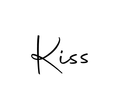 Design your own signature with our free online signature maker. With this signature software, you can create a handwritten (Autography-DOLnW) signature for name Kiss. Kiss signature style 10 images and pictures png