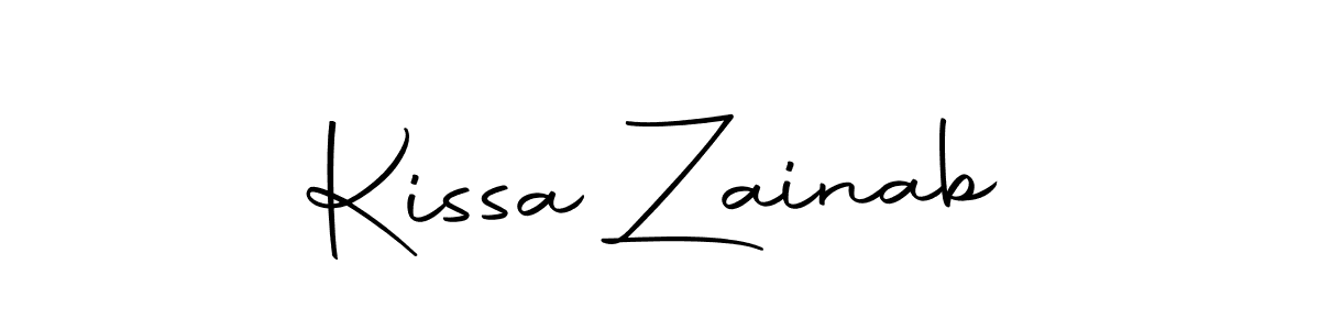 Make a beautiful signature design for name Kissa Zainab. With this signature (Autography-DOLnW) style, you can create a handwritten signature for free. Kissa Zainab signature style 10 images and pictures png