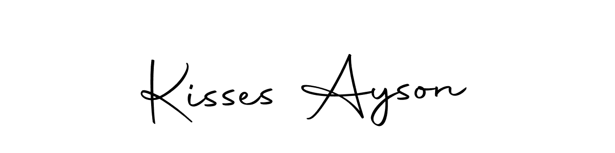 Also we have Kisses Ayson name is the best signature style. Create professional handwritten signature collection using Autography-DOLnW autograph style. Kisses Ayson signature style 10 images and pictures png