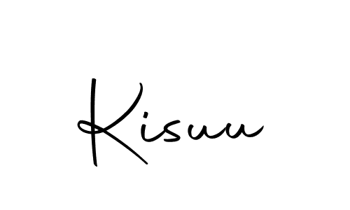 You should practise on your own different ways (Autography-DOLnW) to write your name (Kisuu) in signature. don't let someone else do it for you. Kisuu signature style 10 images and pictures png