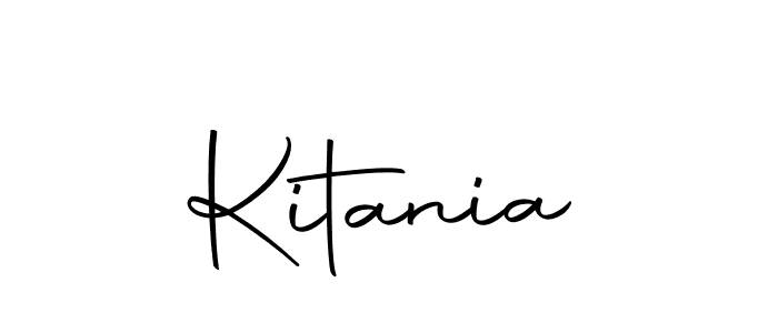 How to make Kitania name signature. Use Autography-DOLnW style for creating short signs online. This is the latest handwritten sign. Kitania signature style 10 images and pictures png
