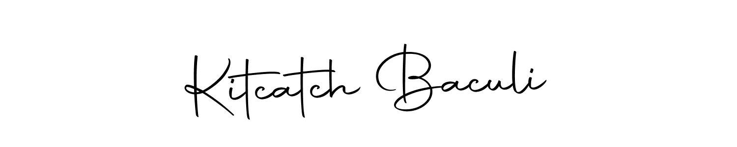 Autography-DOLnW is a professional signature style that is perfect for those who want to add a touch of class to their signature. It is also a great choice for those who want to make their signature more unique. Get Kitcatch Baculi name to fancy signature for free. Kitcatch Baculi signature style 10 images and pictures png