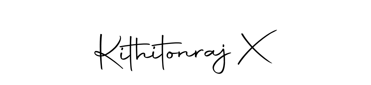How to make Kithitonraj X signature? Autography-DOLnW is a professional autograph style. Create handwritten signature for Kithitonraj X name. Kithitonraj X signature style 10 images and pictures png