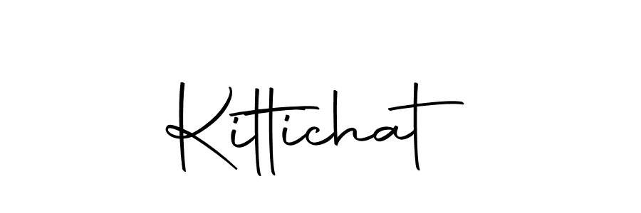 Kittichat stylish signature style. Best Handwritten Sign (Autography-DOLnW) for my name. Handwritten Signature Collection Ideas for my name Kittichat. Kittichat signature style 10 images and pictures png