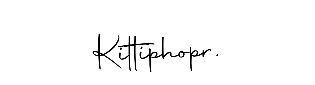 Design your own signature with our free online signature maker. With this signature software, you can create a handwritten (Autography-DOLnW) signature for name Kittiphopr.. Kittiphopr. signature style 10 images and pictures png