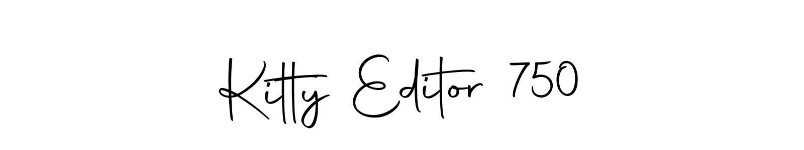 The best way (Autography-DOLnW) to make a short signature is to pick only two or three words in your name. The name Kitty Editor 750 include a total of six letters. For converting this name. Kitty Editor 750 signature style 10 images and pictures png