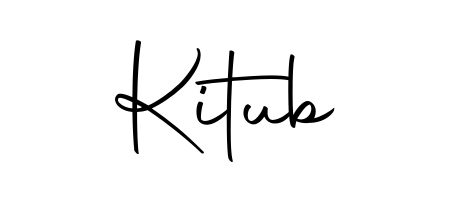 Similarly Autography-DOLnW is the best handwritten signature design. Signature creator online. You can use it as an online autograph creator for name Kitub. Kitub signature style 10 images and pictures png