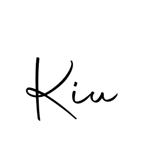 How to make Kiu signature? Autography-DOLnW is a professional autograph style. Create handwritten signature for Kiu name. Kiu signature style 10 images and pictures png