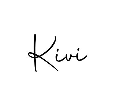 You should practise on your own different ways (Autography-DOLnW) to write your name (Kivi) in signature. don't let someone else do it for you. Kivi signature style 10 images and pictures png