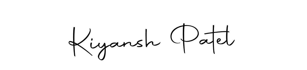 Make a beautiful signature design for name Kiyansh Patel. Use this online signature maker to create a handwritten signature for free. Kiyansh Patel signature style 10 images and pictures png