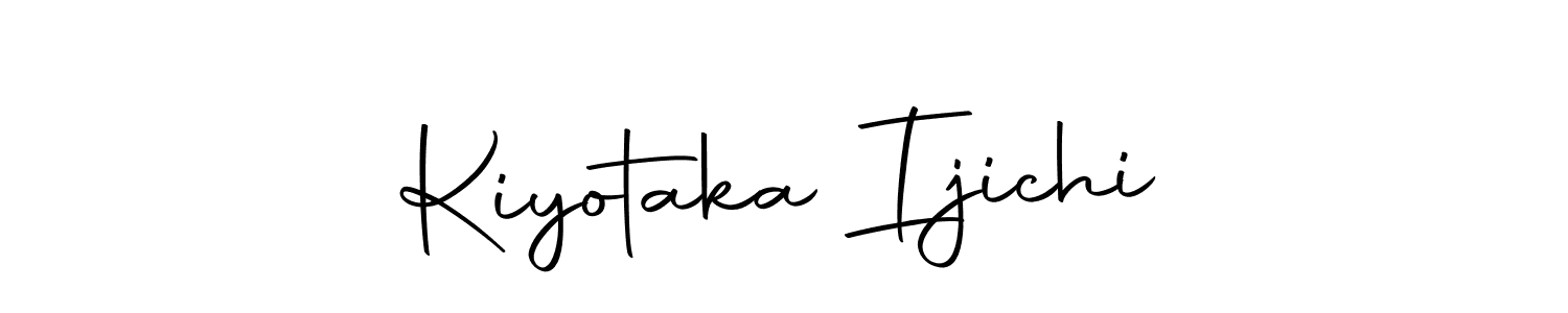 Similarly Autography-DOLnW is the best handwritten signature design. Signature creator online .You can use it as an online autograph creator for name Kiyotaka Ijichi. Kiyotaka Ijichi signature style 10 images and pictures png