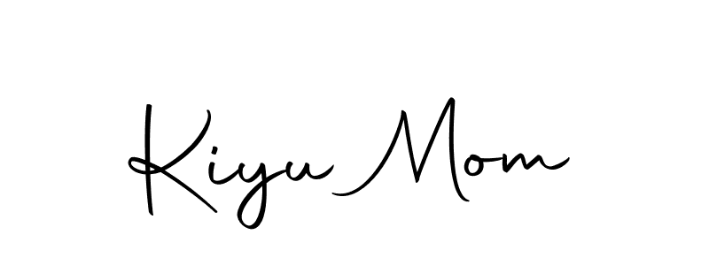 Make a beautiful signature design for name Kiyu Mom. Use this online signature maker to create a handwritten signature for free. Kiyu Mom signature style 10 images and pictures png