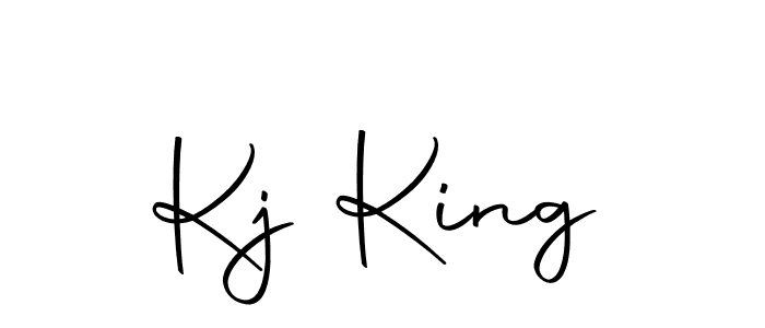 Make a beautiful signature design for name Kj King. With this signature (Autography-DOLnW) style, you can create a handwritten signature for free. Kj King signature style 10 images and pictures png