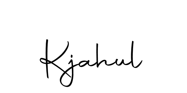 The best way (Autography-DOLnW) to make a short signature is to pick only two or three words in your name. The name Kjahul include a total of six letters. For converting this name. Kjahul signature style 10 images and pictures png