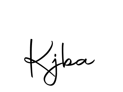 Create a beautiful signature design for name Kjba. With this signature (Autography-DOLnW) fonts, you can make a handwritten signature for free. Kjba signature style 10 images and pictures png