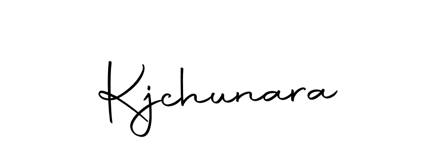 Create a beautiful signature design for name Kjchunara. With this signature (Autography-DOLnW) fonts, you can make a handwritten signature for free. Kjchunara signature style 10 images and pictures png