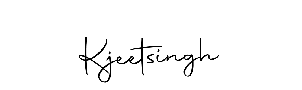 Create a beautiful signature design for name Kjeetsingh. With this signature (Autography-DOLnW) fonts, you can make a handwritten signature for free. Kjeetsingh signature style 10 images and pictures png