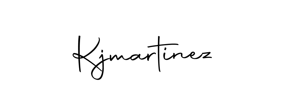Create a beautiful signature design for name Kjmartinez. With this signature (Autography-DOLnW) fonts, you can make a handwritten signature for free. Kjmartinez signature style 10 images and pictures png