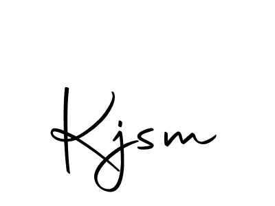 You should practise on your own different ways (Autography-DOLnW) to write your name (Kjsm) in signature. don't let someone else do it for you. Kjsm signature style 10 images and pictures png
