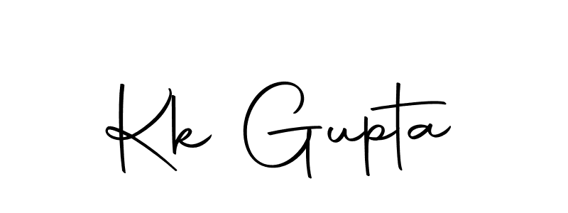 Design your own signature with our free online signature maker. With this signature software, you can create a handwritten (Autography-DOLnW) signature for name Kk Gupta. Kk Gupta signature style 10 images and pictures png