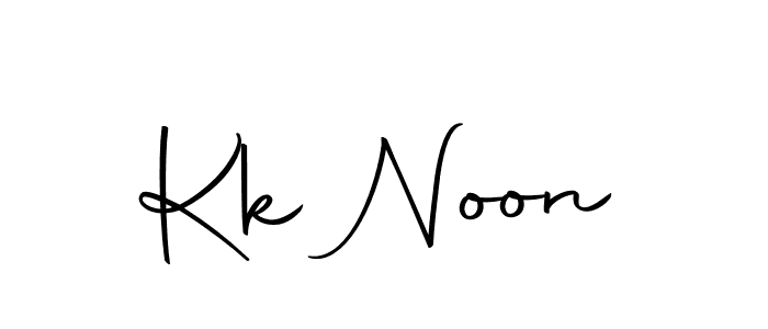 How to make Kk Noon signature? Autography-DOLnW is a professional autograph style. Create handwritten signature for Kk Noon name. Kk Noon signature style 10 images and pictures png