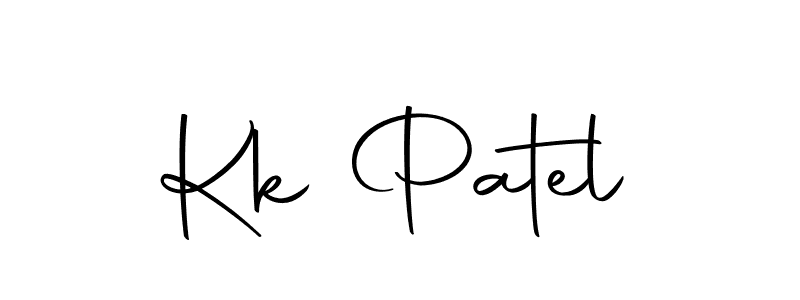 How to make Kk Patel signature? Autography-DOLnW is a professional autograph style. Create handwritten signature for Kk Patel name. Kk Patel signature style 10 images and pictures png