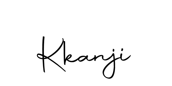 The best way (Autography-DOLnW) to make a short signature is to pick only two or three words in your name. The name Kkanji include a total of six letters. For converting this name. Kkanji signature style 10 images and pictures png