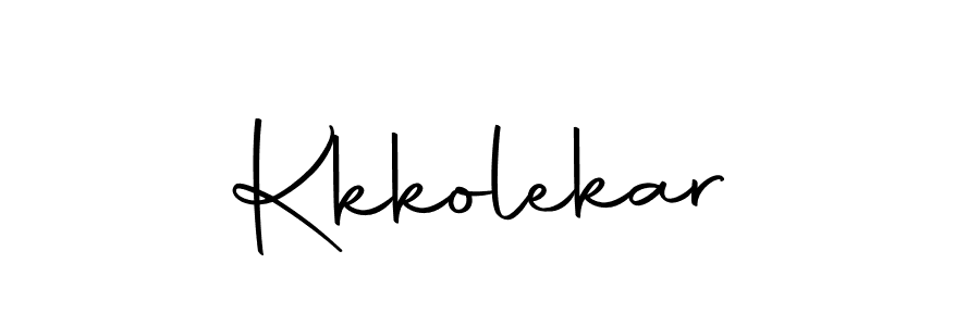 Design your own signature with our free online signature maker. With this signature software, you can create a handwritten (Autography-DOLnW) signature for name Kkkolekar. Kkkolekar signature style 10 images and pictures png