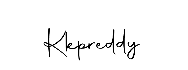 Create a beautiful signature design for name Kkpreddy. With this signature (Autography-DOLnW) fonts, you can make a handwritten signature for free. Kkpreddy signature style 10 images and pictures png