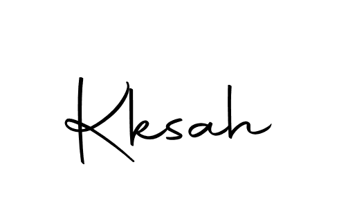 Create a beautiful signature design for name Kksah. With this signature (Autography-DOLnW) fonts, you can make a handwritten signature for free. Kksah signature style 10 images and pictures png