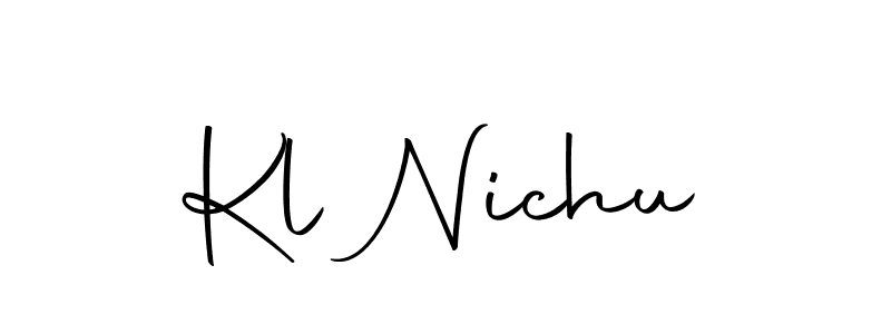 Also we have Kl Nichu name is the best signature style. Create professional handwritten signature collection using Autography-DOLnW autograph style. Kl Nichu signature style 10 images and pictures png