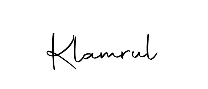 Here are the top 10 professional signature styles for the name Klamrul. These are the best autograph styles you can use for your name. Klamrul signature style 10 images and pictures png