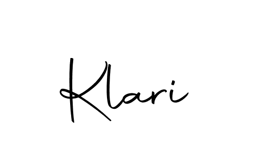 You should practise on your own different ways (Autography-DOLnW) to write your name (Klari) in signature. don't let someone else do it for you. Klari signature style 10 images and pictures png