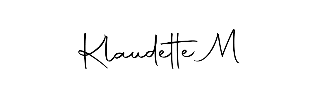 See photos of Klaudette M official signature by Spectra . Check more albums & portfolios. Read reviews & check more about Autography-DOLnW font. Klaudette M signature style 10 images and pictures png