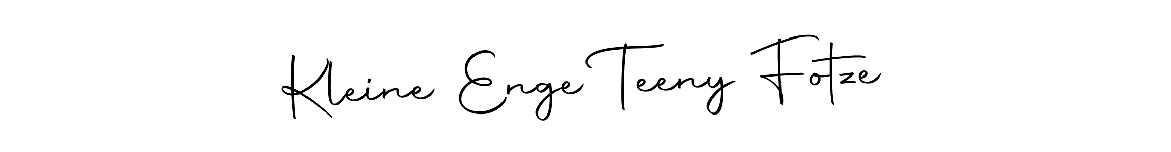 Also we have Kleine Enge Teeny Fotze name is the best signature style. Create professional handwritten signature collection using Autography-DOLnW autograph style. Kleine Enge Teeny Fotze signature style 10 images and pictures png