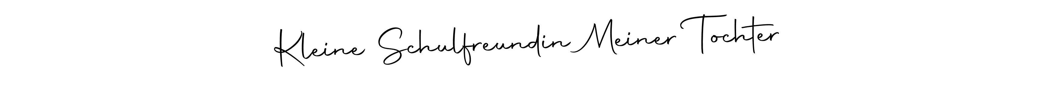 The best way (Autography-DOLnW) to make a short signature is to pick only two or three words in your name. The name Kleine Schulfreundin Meiner Tochter include a total of six letters. For converting this name. Kleine Schulfreundin Meiner Tochter signature style 10 images and pictures png