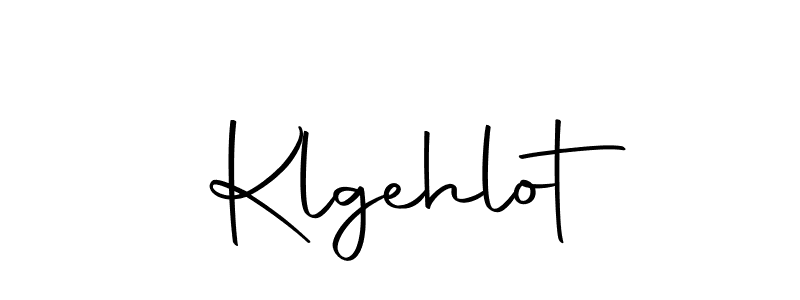 Design your own signature with our free online signature maker. With this signature software, you can create a handwritten (Autography-DOLnW) signature for name Klgehlot. Klgehlot signature style 10 images and pictures png