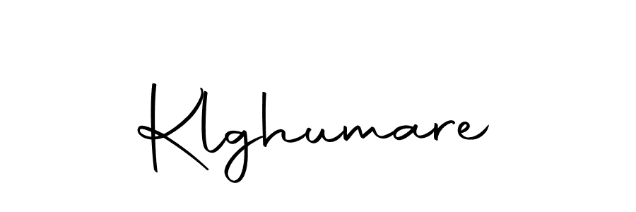 Klghumare stylish signature style. Best Handwritten Sign (Autography-DOLnW) for my name. Handwritten Signature Collection Ideas for my name Klghumare. Klghumare signature style 10 images and pictures png