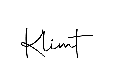 Design your own signature with our free online signature maker. With this signature software, you can create a handwritten (Autography-DOLnW) signature for name Klimt. Klimt signature style 10 images and pictures png