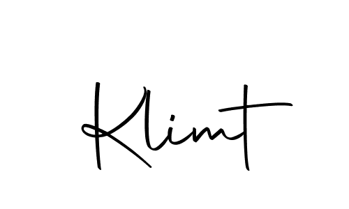 Design your own signature with our free online signature maker. With this signature software, you can create a handwritten (Autography-DOLnW) signature for name Klimt. Klimt signature style 10 images and pictures png