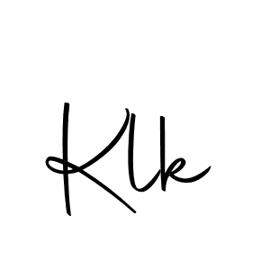 How to make Klk signature? Autography-DOLnW is a professional autograph style. Create handwritten signature for Klk name. Klk signature style 10 images and pictures png