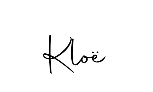 Kloë stylish signature style. Best Handwritten Sign (Autography-DOLnW) for my name. Handwritten Signature Collection Ideas for my name Kloë. Kloë signature style 10 images and pictures png