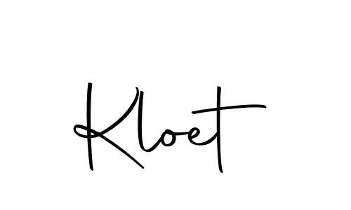 Create a beautiful signature design for name Kloet. With this signature (Autography-DOLnW) fonts, you can make a handwritten signature for free. Kloet signature style 10 images and pictures png