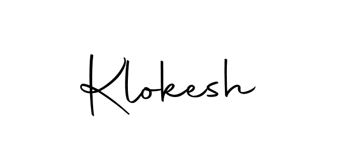 Klokesh stylish signature style. Best Handwritten Sign (Autography-DOLnW) for my name. Handwritten Signature Collection Ideas for my name Klokesh. Klokesh signature style 10 images and pictures png