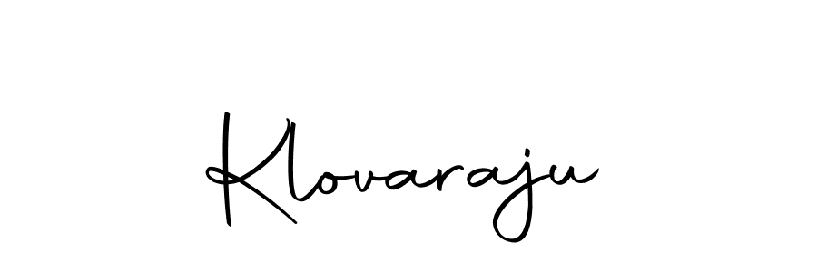 Also we have Klovaraju name is the best signature style. Create professional handwritten signature collection using Autography-DOLnW autograph style. Klovaraju signature style 10 images and pictures png